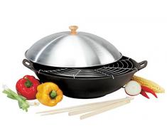 Baumalu 382860 Wok Fonte 36 cm Coloris Noir