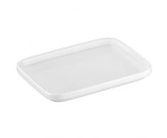 WMF différents 0687309440 Plateau de service rectangulaire en porcelaine 13 x 18 cm