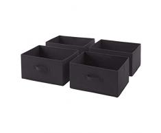 Tiroirs de rechange extra-larges en tissu pour commode Ã 5 tiroirs en tissu AmazonBasics - gris anthracite
