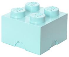 LEGO 4003 Brique de rangement 4 plots, BoÃ®te de rangement empilable - Bleu (mint )