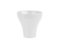 ASA 9302091 Vase, CÃ©ramique, Blanc, 18x8,5x18 cm