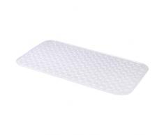 AmazonBasics Tapis de bain antidÃ©rapant, motif pois, Transparent, 70 x 39 cm