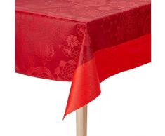 Nydel EPX4329MQ13 Nappe Jacquard Electra Anti Tache, Bordeaux, 170 x 250 cm