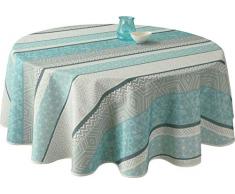 Nappe Anti-Taches Leon Bleu - Taille : Ronde diamètre 160 cm