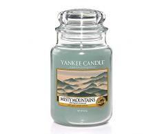 Yankee Candle bougie jarre parfumée, grande taille, Montagnes brumeuses, jusquà 150 heures de combustion