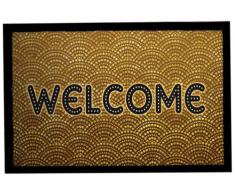 Achoka Text 43 Paillasson Polyester ImprimÃ© 60 x 40 x 1 cm