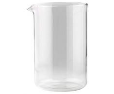 Café Ole Tasse à de Notebook Gobelet en Verre de Remplacement pour Grunwerg Classique Cafe Ole cafetières, Verre, Claire, 6 Tasses