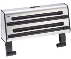 Emsa 504180 Dévidoir Essuie Tout Distributeur de Rouleaux Mural Longueur 41 cm Acier Inoxydable Contura