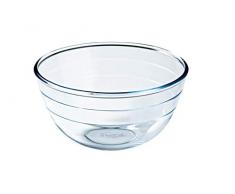 Arcusine Bol en Verre Borosilicate, Transparent, 2 Litre