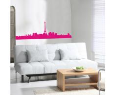 INDIGOS UG 4052166103299 Sticker Mural w519 Skyline Paris 96x31 cm Pink, Rose