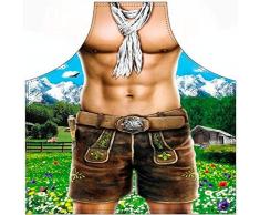 ITATI Tablier pour Homme Alpenboy avec Lot de 6