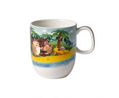 Villeroy & Boch Chewys Treasure Hunt Tasse pour enfants, 250 ml, Porcelaine Premium, Blanc/Multicolore