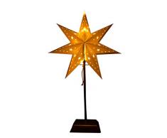 Best Season SA000049 Guirlande lumineuse, MÃ©tal/Papier, Beige, 14.0 x 34.0 x 55.0 cm