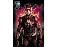 GB Eye Justice League, Flash, Solo, Maxi Poster, 61Â x 91.5Â cm, Bois, diffÃ©rents, 65Â x 3.5Â x 3.5Â cm
