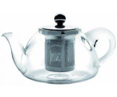 Ibili 621704 Théière en verre avec filtre Stove 450 ml