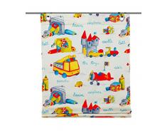 Home fashion 91676–104 store plissé à oeillets 140 x 80 cm imprimé multicolore