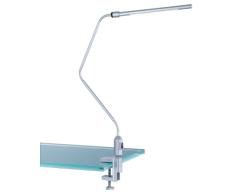 TRIO, Lampe Ã fixer, Vario incl. 1 x LED,SMD,3,6 Watt,3000K,200 Lm. Corps: metal, Titane L:3,5cm, H:64,5cm, P:50,0cm IP20,Interrupteur