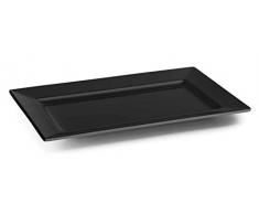LACOR Plat de mélamine Classique 35 x 21 x 2 cm Noir