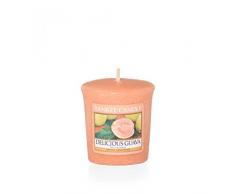 YANKEE CANDLE Samplers Bougies Votives, Wax, Delicious Goyave, 4.6Â x 4,8Â x 1Â cm