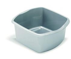 Addis Petit Bol rectangulaire 8Â l, Metallic Silver, 8 l