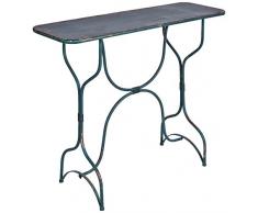 Better & Best Grande Console en Fer, Bleu, Rouge, Dimensions 102 x 33 x 80 cm, matÃ©riau : mÃ©tal