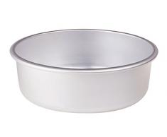 Pentole Agnelli FAMA43/828 Moule Ã gÃ¢teau Conique avec Rebord, Aluminium, 28 X 28 X 8 cm