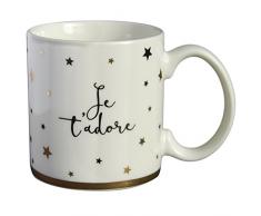 Draeger - Mug Original - je tadore -Tasse à Café en porcelaine fine
