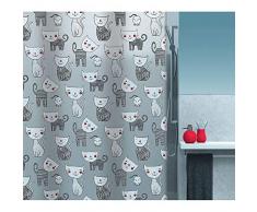Spirella 10.15237 Rideau de Douche Mizzy Black Peva 180 x 200 cm