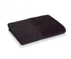 MÃVE Bamboo Luxe Serviette de Bain 80 x 150 cm, Fabriqué en Allemagne, 60% coton / 40% viscose en pulpe de bambou, Black (Noir)