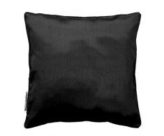 douceur dintérieur housse de coussin 40x40 cm shantung shana noir