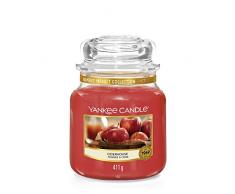 Yankee Candle bougie jarre parfumée, taille moyenne, Pommes à Cidre, Collection Farmers Market