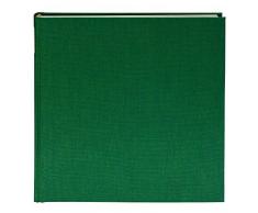 Goldbuch Trend Album Photo 60 Pages avec feuillets Cristal 25 x 25 cm, Vert foncé, 25x25 cm