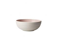 like. by Villeroy & Boch â its my match Bol Leaf, 850 ml, Porcelaine Premium, Blanc/Rose