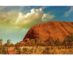 Scenolia Tableau dÃ©coratif Grand Format sur Toile Ayers Rock 90 x 60 cm | Impression Haute qualitÃ©