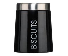Premier Housewares Pot Ã biscuits conique Ãmail Noir