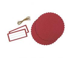 Rayher 68001000Â Kit DÃ©co F. Confiture Verre Points, sous Blister 1set