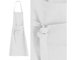 Today 257523 Tablier Coton Chantilly/Blanc 79 x 104 cm