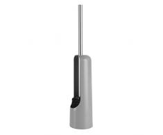 UMBRA Toilet Brush Holder Touch. Porte-brosse à toilette Touch. Plastique moulé. Coloris gris. Dimension 8.9cmx44.5cm.