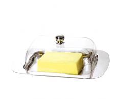 Bergner RB-4058 - Beurrier 18.7x12.3cm Acier Inoxydable