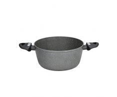 Tognana wi75814amnf Casserole 2Â poignÃ©es Mythos, Aluminium, Gris Marble
