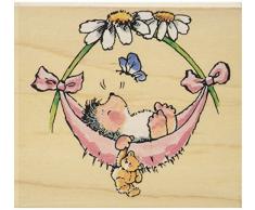 Penny Black montÃ© Rubber Stamp 7,6Â cm X 8,3Â cm, hamac pour bÃ©bÃ©