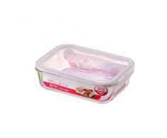 Lock & Lock LLG454 Plat/Boîte rectangulaire en Verre 1,6L Transparent