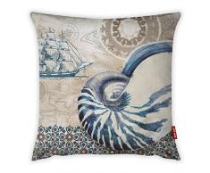 Bonamaison Housse de Coussin Multicolore 45 x 45 cm