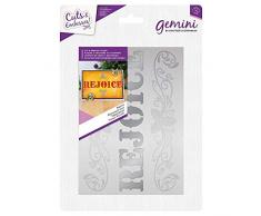 Gemini Classeur Ã dÃ©couper et gaufrer Motif NoÃ«l, multicolore, Taille unique