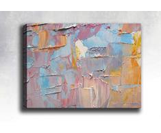 Bonamaison Peinture sur toile, multicolore, 50 x 70 cm - ConÃ§u et fabriquÃ© en Turquie