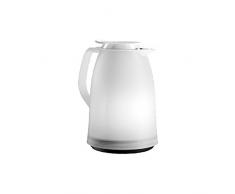 Emsa 514507 MAMBO Pichet isotherme, fermeture Quick Tip 1 Litre, (L x B x H): 17,2 x 14,5 x 21,5 cm, blanc