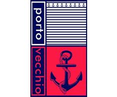 Secaneta Serviette de Plage pour Femme, Coton, Fuchsia, Taille Unique