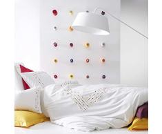 Essix - Taie doreiller Venezia Percale de Coton Multicolore 64 x 64 cm