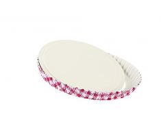 Grilo 416928 Moule à Tarte Cannelé, Fond Amovible 28 cm - Vichy, Autre