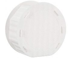 Heyda 1026369904 Lot de 10 lanternes rondes en MDF 22 x 12 cm